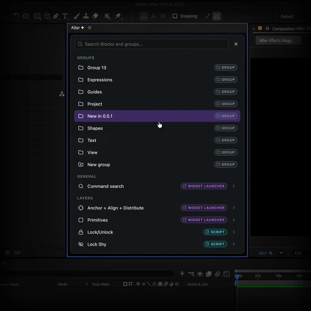 Resize a Widget, move Tools, add a Group, add another Tool, and end on a personalized Forge canvas.